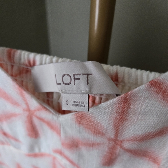 Loft Top sz Small Cream/ Peach - Picture 5 of 6